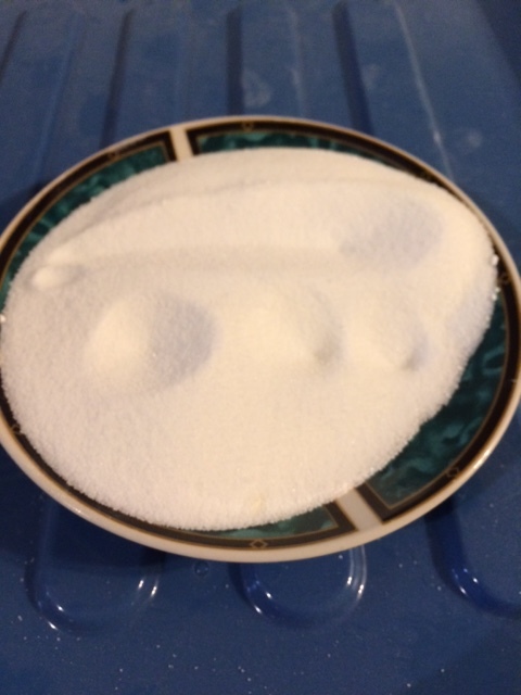 Base sugar powder consistiency