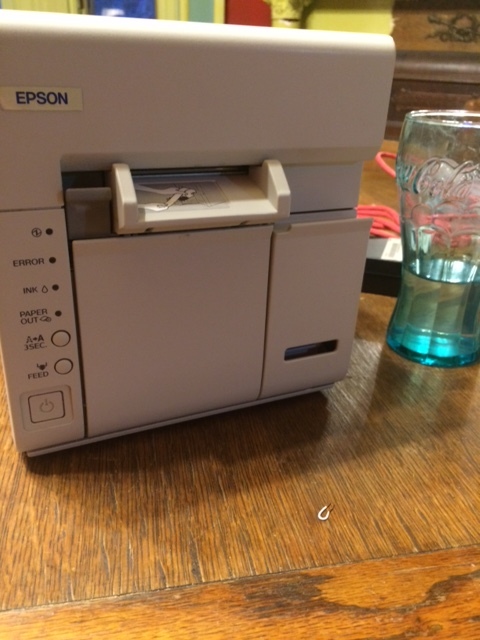 The EPSON TM-C600 - a tiny thing!